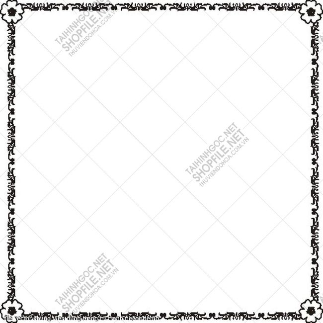 file vector khung vien dung trang tri tranh decor 